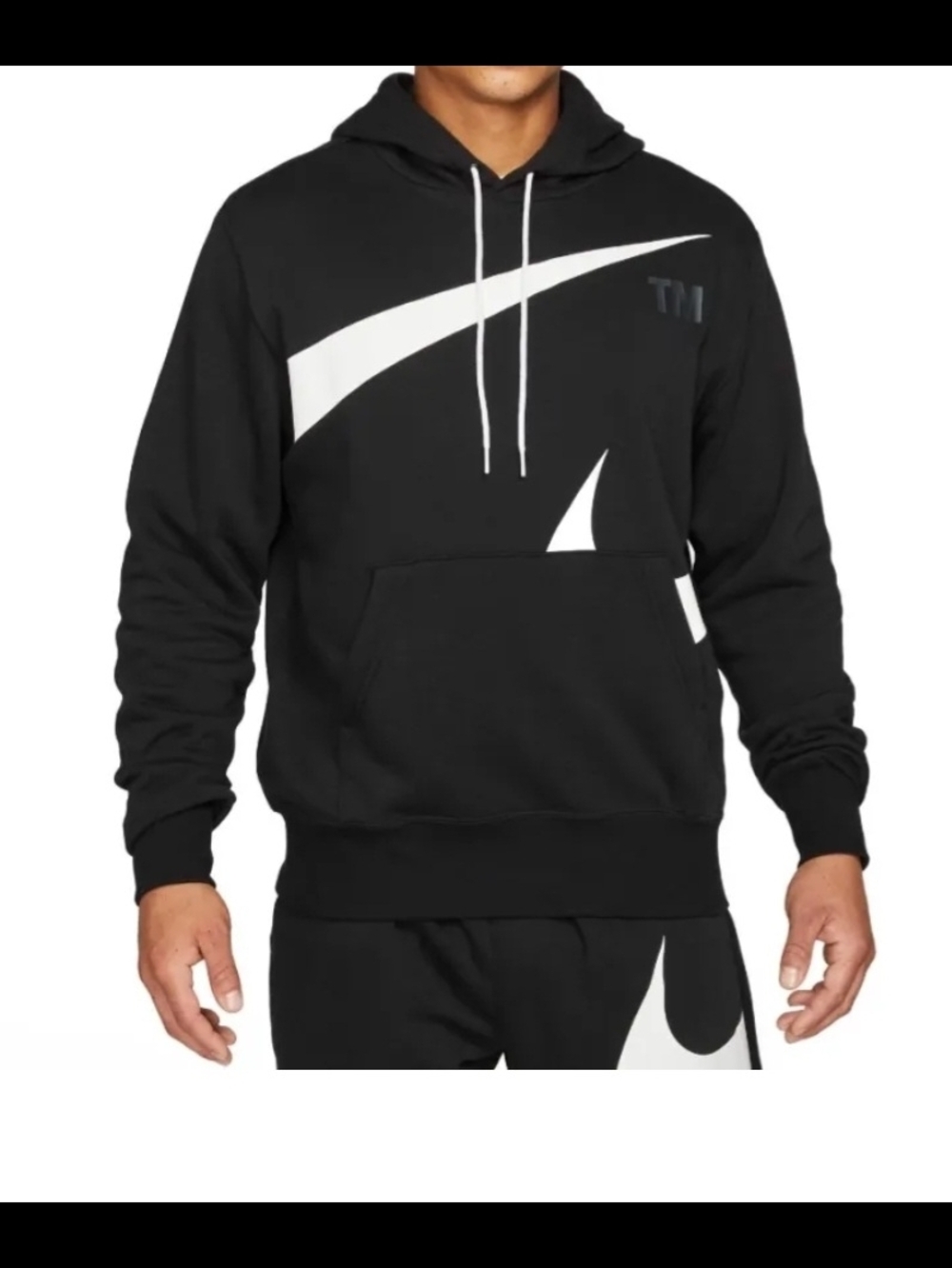 Nike Sportswear Swoosh Men Brushed Hoodie Size Large